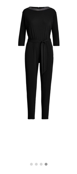NWT Raulf Lauren Petite Black Jumpsuit - Picture 4 of 5